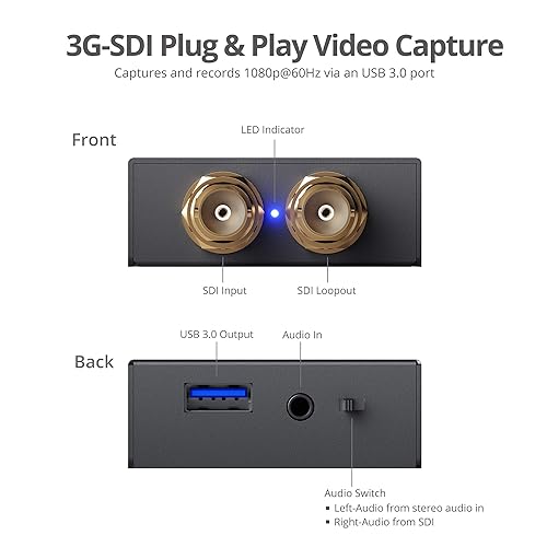 SIIG CE-SD0K11-S1 USB 3.0 3G-SDI CAPTURE DEVICE