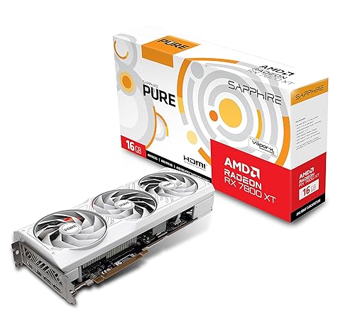 Sapphire 11330-03-20G Pure AMD Radeon RX 7800 XT Gaming Graphics Card with 16GB GDDR6, AMD RDNA 3