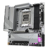 GIGABYTE B650M AORUS Elite AX ICE AM5 LGA 1718 AMD B650 M-ATX Motherboard with 5-Year Warranty, DDR5, 2* M.2, PCIe 5.0, USB 3.2 Gen2X2 Type-C, 2.5GbE LAN, Q-Flash Plus, EZ-Latch