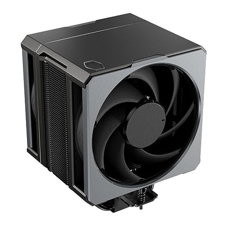 Cooler Master Hyper 612 APEX CPU Air Cooler, Dual Mobius 120 PWM Fan, Superconductive Composite 6 Copper Heat Pipes, 159mm Tall, Sleek Top Cover, AMD Ryzen AM5|AM4, Intel LGA 1851|1700 Brackets
