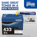 Brother TN4332PK High-Yield Toner, 4, 500 Page-Yield, Black