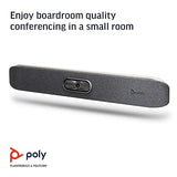Poly - Studio X30 (Polycom) - 4K Video & Audio Bar - Conferencing System for Small Meeting Rooms - Works with Teams, Zoom & More