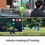 Insta360 Flow 2 AI Tracker Bundle White - Foldable Phone Gimbal, AI Tracking with Any App, Multi-Person Tracking, Built-in Tripod/Selfie Stick, Remote Control, iPhone/Android Stabilizer, Travel & Vlog Summit White