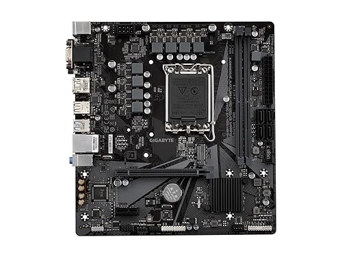 GIGABYTE H610M S2H V2 DDR4 (H610/ Intel/LGA 1700/ Micro ATX/ DDR4/ Single M.2/ PCIe 4.0/ USB 3.2 Gen1/ Realtek GbE LAN/Motherboard) H610 H610M S2H V2 DDR4