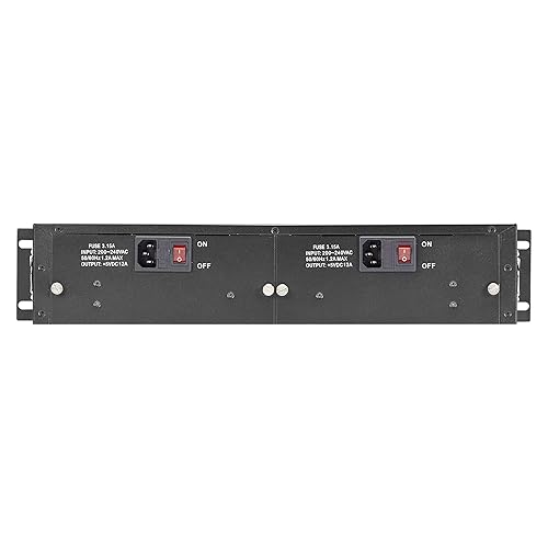 Black Box MED Conv Chassis 14-Slot, 2U, Rackmount, Dual PWR SUP