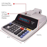 Sharp EL-2630PIII Deluxe Heavy Duty Color Printing Calculator with Clock and Calendar 8 7/8 x 12 7/8