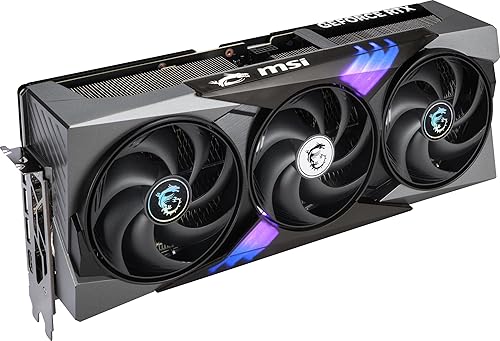 MSI Gaming RTX 5090 32G Gaming Trio OC Graphics Card (32GB GDDR7, 512-bit, Extreme Clock TBD MHz, DisplayPort x3 2.1a, HDMI 2.1b, NVIDIA Blackwell Architecture)