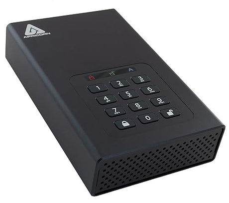 Apricorn Aegis Padlock 12 TB DT 256-bit Encrypted USB 3.0 Hard Drive (ADT-3PL256-12TB)