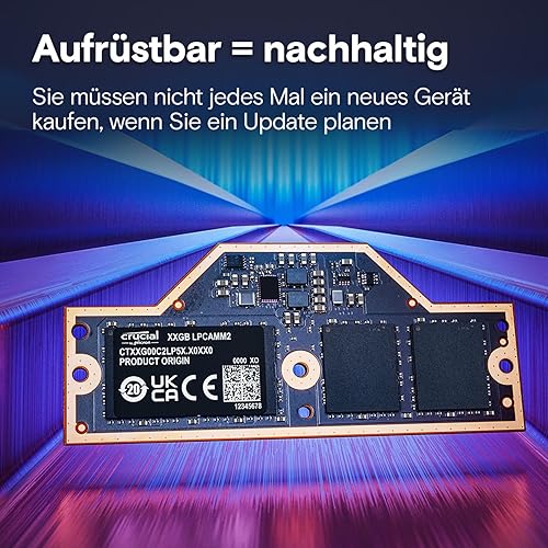 Crucial 64GB LPCAMM2 LPDDR5X- 7500 Memory