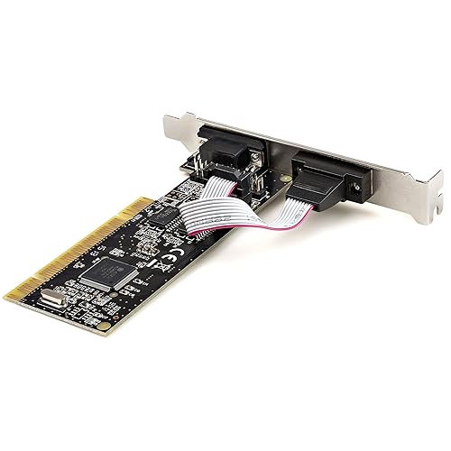 StarTech.com PCI Serial Parallel Combo Card - Dual RS232 Ports (DB9) & 1x LPT Port (DB25) - Expansion Controller Adapter (PCI2S1P2)