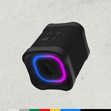 Skullcandy Terrain Mini 2 Wireless Bluetooth Speaker, IPX7 Water Resistant, 14H Battery, Multi-Link, LED Light Show, Lightweight & Portable (Black)