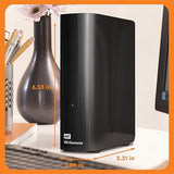 Western Digital 8TB Elements Desktop Hard Drive HDD, USB 3.0, Compatible with PC, Mac, PS4 & Xbox - WDBWLG0080HBK-NESN 8TB Desktop