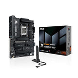 TUF Gaming X870E-PLUS WIFI7 AMD X870E ATX Motherboard with 16+2+1 80A Power Stages, DDR5 Support with AEMP, PCIe 5.0 x16 with PCIe Slot Q-Release Slim, Four M.2 Slots, WiFi 7 with ASUS WiFi Q-Antenna TUF X870E-PLUS|M.2 x4|WIFI 7