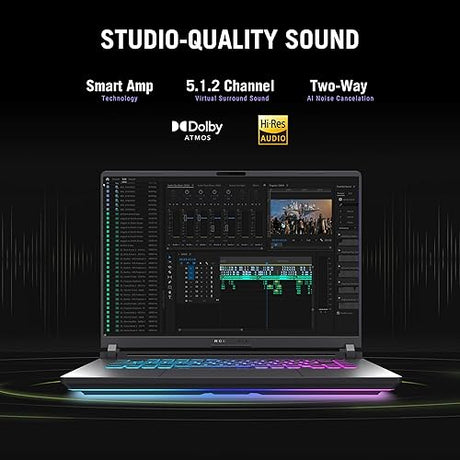 ASUS ROG Strix G16 (2025) Gaming Laptop, 16” FHD+ 16:10 165Hz/3ms Display, NVIDIA® GeForce RTX™ 5050 Laptop GPU, Intel® Core™ i7 Processor 14650HX, 16GB DDR5, 1TB PCIe Gen 4 SSD, Wi-Fi 7, Win 11 Home