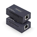 StarTech.com HDMI Extender Over CAT5e/CAT6, 4K 60Hz, Up to 200ft (60m), Transmitter and Receiver Kit, Power Over Cable