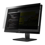 Targus 4Vu Privacy Screen Filter for HP EliteDisplay E243 Z24nf G2 (16:9 Ratio), Landscape/Portrait View, Blue Light Filter to Protect Eye Strain (AST039GLZ), Clear