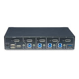 StarTech.com 4-Port DisplayPort KVM Switch, Single 4K 60Hz Monitor, 6X USB Ports, Hotkey Switching, TAA Compliant