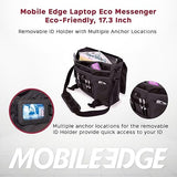 Mobile Edge MECME1 Eco-Friendly Canvas Messenger Bag (Black)