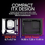 Cooler Master NR200 SFF Small Form Factor Mini-ITX Case with Vented Panel, Triple-Slot GPU, Tool-Free and 360 Degree Accessibility, Without PCI Riser NR200 Black Without PCI Riser