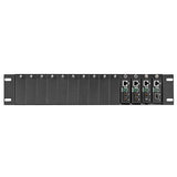 Black Box MED Conv Chassis 14-Slot, 2U, Rackmount, Dual PWR SUP