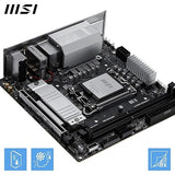 MSI PRO H810I WiFi Motherboard, ITX - Supports Intel Core Ultra Processors (Series 2), LGA 1851 - DDR5 Memory Boost (6400 MT/s MAX), PCIe 5.0 x16, M.2 Gen4, 2.5G LAN