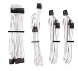 Corsair CP-8920217 Premium Individually Sleeved PSU Cables Starter Kit – Black, 2 Year Warranty