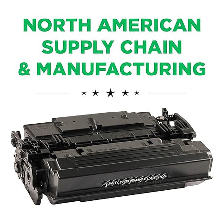 Clover Remanufactured Extended Yield Toner Cartridge Replacement for HP CF287X | Black