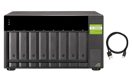 Qnap TL-D800C 8 Bay Desktop JBOD Diskless NAS Encl