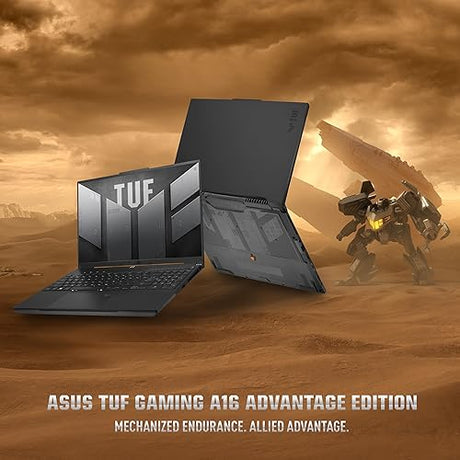 ASUS TUF Gaming A16 (2023) Gaming Laptop, 16” FHD+ 165Hz, 100% SRGB Display, AMDRadeonRX7600S, AMD Ryzen 7 7435HS, 16GB DDR5, 1TB PCIe 4.0 SSD, Wi-Fi 6, Windows 11, FA617NSR-DS71-CA
