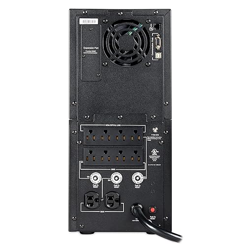 CyberPower PR2200LCD Smart App Sinewave UPS System, 2200VA/1980W, 10 Outlets, AVR, Tower 2200VA UPS System