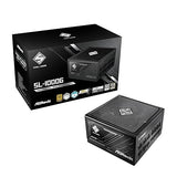 ASRock Steel Legend SL-1000G 1000W 80 Plus Gold & Cybenetics Platinum Full Modular Power Supply ATX3.1 & PCIe5.1 Ready with Dual Color 12V-2x6 Cable 10 Years Warranty Gold Steel Legend 1000W