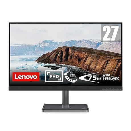 Lenovo L27i-30-2022 - Everyday Monitor - 27 Inch - FHD - 75 Hz - AMD FreeSync - Low Blue Light Certified - Tilt Stand - HMDI & VGA