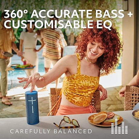 Ultimate Ears Boom 4 Portable Waterproof Bluetooth Speaker with 360-Degree, Bold, Immersive, Crystal-Clear Sound, Floating Speaker with 15-Hour Battery and 147ft (45m) Range - Lilac