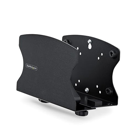 StarTech.com PC Wall Mount Bracket, Supports Desktop Computers Up to 40lb (18kg), Tool-Less Adjustments 1.9-7.8in (50-200mm), Heavy-Duty Wall Mount Shelf/Holder for PC Case/Tower (2NS-CPU-Wall-Mount) Heavy-Duty Wall Mount for PC Case