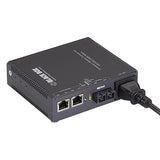 Black Box Compact Media Converter Gigabit Ethernet Single Mode 1310nm 10km SC