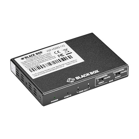 Black Box HDMI 2.0 4K60 1x2 Splitter