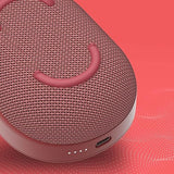 Skullcandy Kilo Wireless Bluetooth Speaker - IPX7 Waterproof Mini Bluetooth Speaker with 24 Hour Battery, Downward Firing Passive Radiator, and True Wireless Pairing - Perfect for Outdoor Red