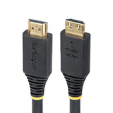 StarTech.com 15ft (4.5m) High Speed HDMI Cable with Gripping Connectors, 4K 60Hz/1440p 144Hz, 18Gbps, UHD HDMI 2.0 Cord, TPE Jacket