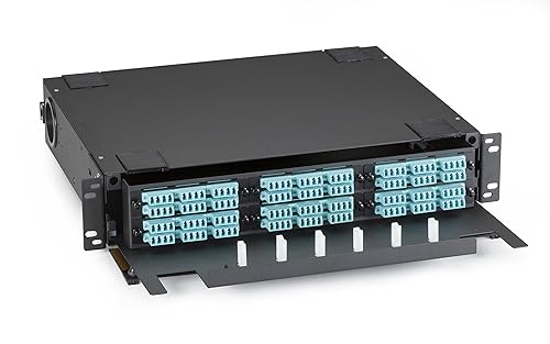 Black Box Rackmount Fiber Enclosure, 2U, 6-Slot Adapter