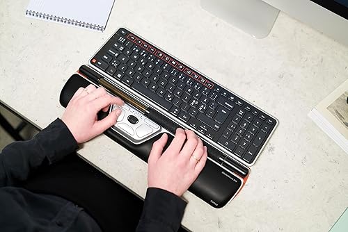 Contour Design RollerMouse Red– Ergonomic Mouse with Memory Foam Palm Support | Ideal for RSI and Carpal Tunnel | Mac & PC Compatible | Ambidextrous Wired Mouse for PC, Mac & Laptop