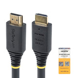 StarTech.com 25ft (7.6m) Premium Certified High Speed HDMI Cable, 4K 60Hz/1440p 144Hz, 18Gbps, UHD HDMI 2.0 Cord, TPE Jacket Black 25 ft/7.6 m