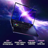 MSI Raider A18 HX 18” 120Hz UHD+ Gaming Laptop: AMD Ryzen 9-9955HX3D, NVIDIA Geforce RTX 5080, 32GB DDR5, 2TB NVMe SSD, Type C, Wi-Fi 7, Win 11 Pro: Black A9WIG-082US Ryzen 9 9955HX3D 64 GB 2 TB RTX 5080 18 UHD+ 120Hz