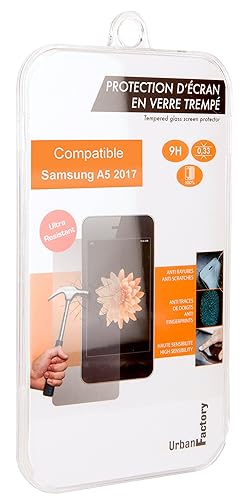 Urban Factory Tempered Glass Screen Protector for Samsung A5 (2017)