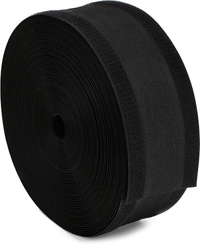 Secure Cord Cable Management System for Carpeted Surfaces, Removable and Reusable 82 feet Black