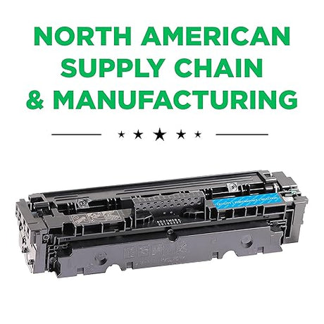 Clover Remanufactured High Yield Toner Cartridge Replacement for Canon 045H (1245C001) | Cyan