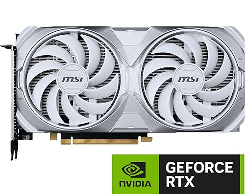 MSI Gaming RTX 4070 Ti Super 16G Ventus 2X White OC Graphics Card (NVIDIA RTX 4070 Ti Super, 256-Bit, Boost Clock: 2655 MHz, 16GB GDRR6X 21 Gbps, HDMI/DP, Ada Lovelace Architecture)