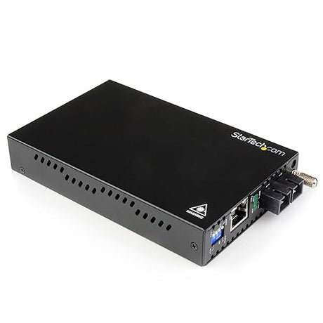 Startech.Com ET91000SM402 1000 Mbps Gigabit Ethernet Single Mode Fiber Media Converter with Sc 40 Km SM 40km Gigabit SC