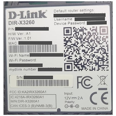 D-Link WiFi 6 Router AX3200 MU-MIMO Voice Control Dual Band Wireless Gigabit Gaming Internet Network High Speed Performance (DIR-X3260)