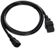 Tripp Lite P047-006-10A 6' Power Cord Adapter 3X 16AWG 10A 100V-250V C19 to C14, Black