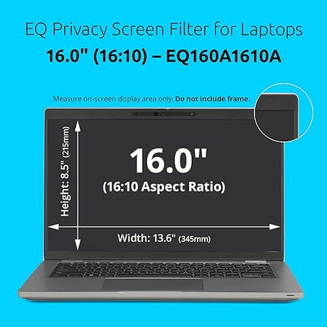 Kensington EQ Privacy Screens Filter 16 inch 16:10